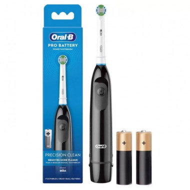 Oral-B DB5 Precision Clean Cepillo Eléctrico a Pilas con Cabezal y 2 Pilas Incluidas - Color Negro