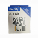 Go-City Kit 8 en 1 de Accesorios para GoPro y Cámaras Deportivas – Compatible con Sistemas de Montaje