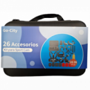 Kit de Accesorios Go-City 26 en 1 para Cámaras Deportivas y GoPro con Estuche de Transporte