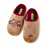 Pantuflas de Casa Pelo Dibujo y Frase Pinckney  HOT POTATOES