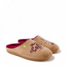 Pantuflas de Casa Pelo Dibujo y Frase Pinckney  HOT POTATOES