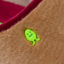 Pantuflas de Casa Pelo Dibujo y Frase Pinckney  HOT POTATOES