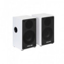 FONESTAR Pareja Altavoces Activos 2X20W con Mando CLASS-220B Blanco