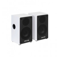 FONESTAR Pareja Altavoces Activos 2X20W con Mando CLASS-220B Blanco