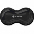 SUBBLIM Reposamuñecas Ergo Cristal Flex para Raton Negro