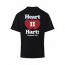 CARHARTT - S/s Heart Ii Hartt T-shirt - 89XX - I035203/89XX