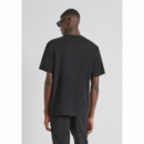 Camiseta ANTONY MORATO Negra Logo Metálico