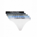 5PACK Tanga CALVIN KLEIN