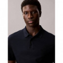 Ss Supima Chest Emb Polo Dark Sapphire  CALVIN KLEIN