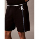 Eu 350TERRY Sp Graphic Short Black  CALVIN KLEIN