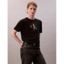 Ss 20S Ck PRIDE25 Graphic Tee Black  CALVIN KLEIN