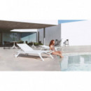 Tumbona de Jardín Africa- Color Blanco- Sostenible- Vondom®- Promo- Exterior  VONDOM