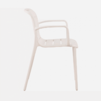 Silla de Jardín Moma- Apilable- Color Blanco- Essential®- Interior y Exterior  ESSENTIALS