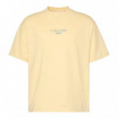 Camiseta Holgada con Logo Gráfico  CALVIN KLEIN