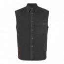 Camisa Casual Classic Charcoal Hicks Denim  CALVIN KLEIN