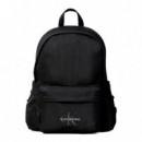 Mochila de Nailon con Logo Monograma  CALVIN KLEIN