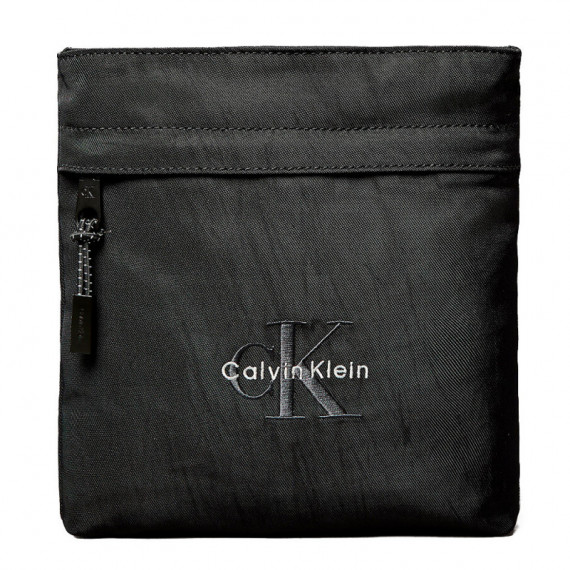 Bolsa Plana de Nailon con Logo Monograma  CALVIN KLEIN