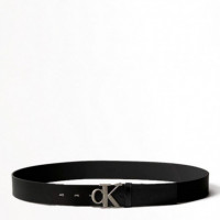 Cinturón de Piel Granulada con Logo  CALVIN KLEIN