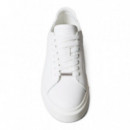 Zapatillas con Cinta con Logo de Piel  CALVIN KLEIN