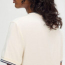 Camiseta con el Ribete con Dos Franjas  FRED PERRY