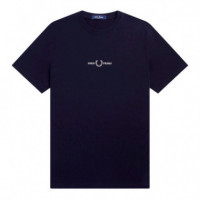 Camiseta Bordada  FRED PERRY