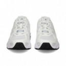 Deportivo Rejilla Beige+blanco  NEW BALANCE