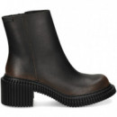 Botin Piel Negro  CAMPER