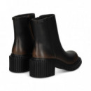 Botin Piel Negro  CAMPER