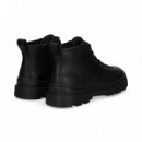 Botin Engrasado Negro  CAMPER