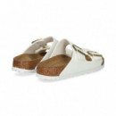 Pala 2 Hebillas Charol Blanco  BIRKENSTOCK
