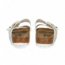 Pala 2 Hebillas Charol Blanco  BIRKENSTOCK