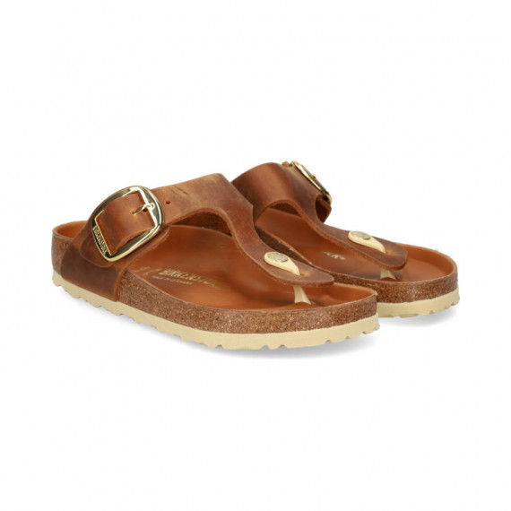 Esclava Hebilla Bic Grass Cuero  BIRKENSTOCK