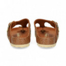 Esclava Hebilla Bic Grass Cuero  BIRKENSTOCK