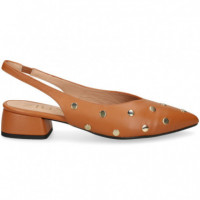 sin Talon Tachas Piel Cuero  MIUXA