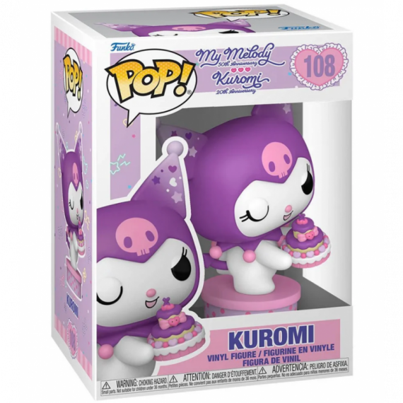 FUNKO Pop Kuromi con Pastel 20 Aniversario Sanrio 108