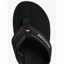 Hilfiger H Padded Beach Sandal Black  TOMMY HILFIGER