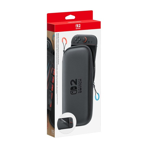 NINTENDO Switch 2 Pack Funda de Transporte y Protector de Pantalla
