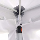 Carpa Plegable Metal Blanca DONNA GARDEN 3X6 Metros