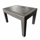 Conjunto Resina SOFA+2 Sillas+mesa Serie Orlando DONNA GARDEN 4 Pcs