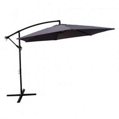 Parasol Colgante Gris  DONNA GARDEN 3 Metros