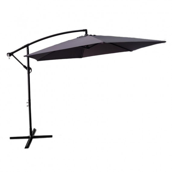 Parasol Colgante Gris  DONNA GARDEN 3 Metros