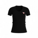 GUESS Camiseta Negra W2YI45-JBLK