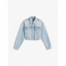 Croppd Trckr Jkt Rwb Ext CI6033 Denim mi  TOMMY JEANS