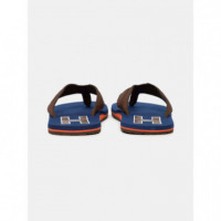 Hilfiger H Padded Beach Sandal Legacy Br  TOMMY HILFIGER