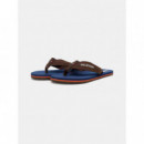 Hilfiger H Padded Beach Sandal Legacy Br  TOMMY HILFIGER
