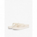 Th Crochet Mid Beach Sandal Muslin  TOMMY HILFIGER