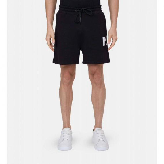 Klj Logo Sweatshort Black  KARL LAGERFELD