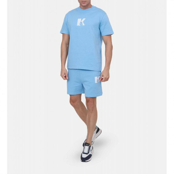 Klj Logo Sweatshort Blue Dusk  KARL LAGERFELD