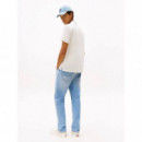 Tjm Linen Blend Camp  Ecru  TOMMY JEANS