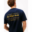 Hilfiger Herald Back Graphic Tee Desert  TOMMY HILFIGER